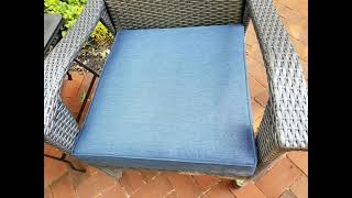 Classic Accessories Montlake Water-Resistant 21 x 20 x 4 Inch Outdoor Back Cushion Slip Cover