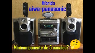 Minicomponente aiwa - panasonic