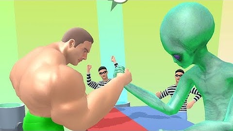 MUSCLE RUSH Game All Levels GameplayWalkthrough Mobile Games Level 1-3