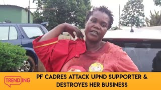 PF Cadres haras UPND Die-hard Supporter Ms Mercy Chanwe for the Third time.