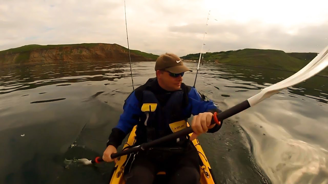 Sea Fishing Kayak Sea Fishing at Skinningrove UK GoPro YouTube
