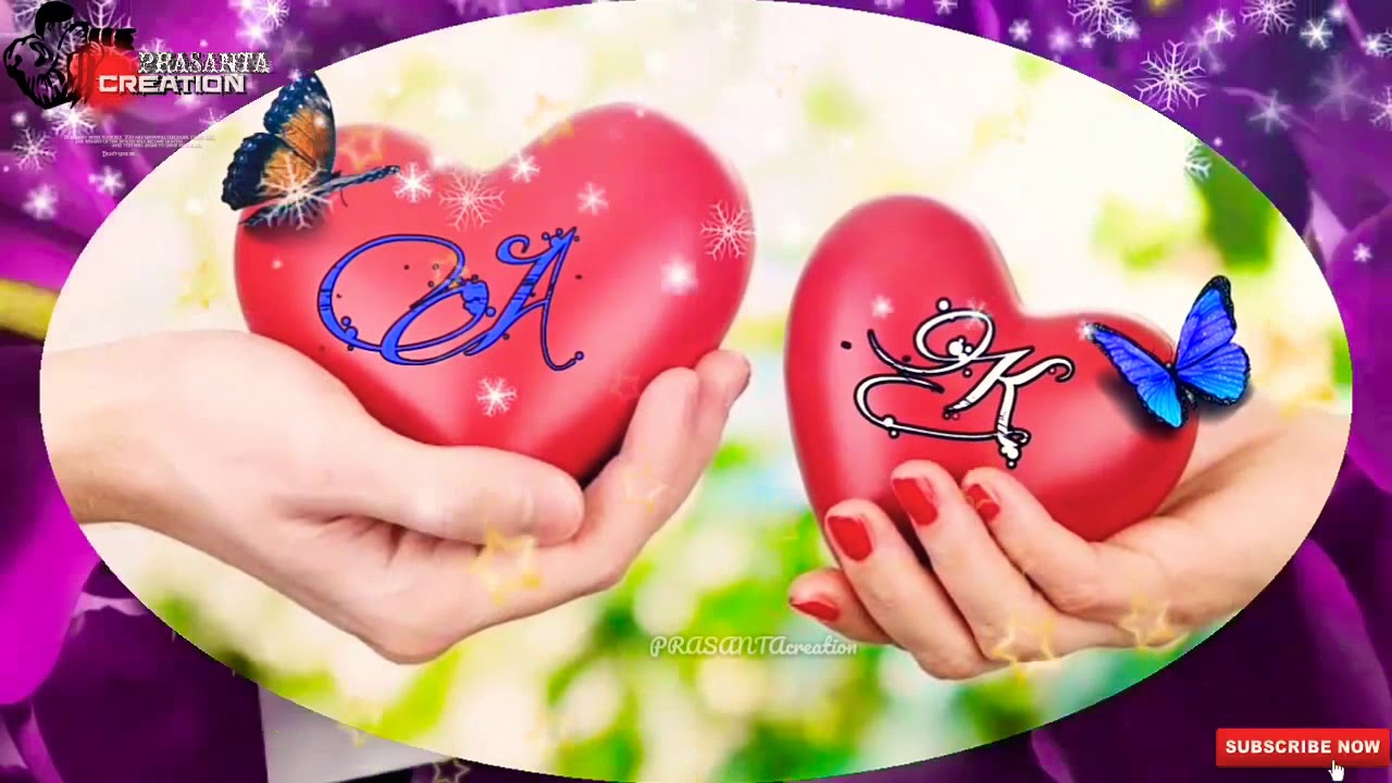 "A K" love Whatsapp status video AK love status Romantic A latter K latter status K name