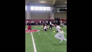 Ty Simpson at Alabama Pro Day 🏈 (📸 @alabamafbl/IG)