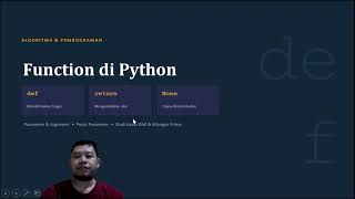 Algoritma dan Pemrograman - 6. Fungsi dalam Python