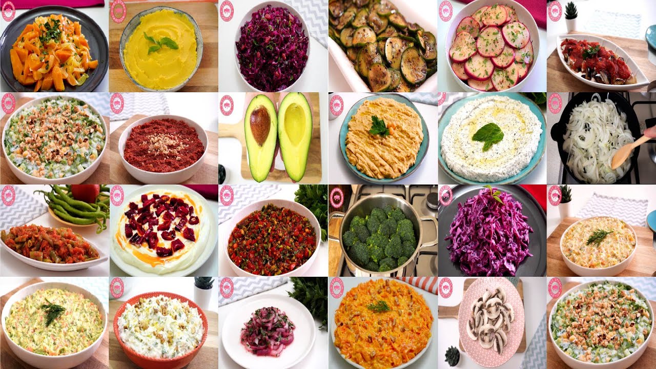 24 ÇEŞİT MEZE TARİFİ 🤩 BİRBİRİNDEN LEZZETLİ! KOLAY ve PRATİK Meze Çeşitleri/Meze Nasıl Yapılır?