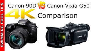 4K Comparison of the Canon 90D vs the Canon Vixia G50: 4K DSLR vs 4K Camcorder screenshot 2