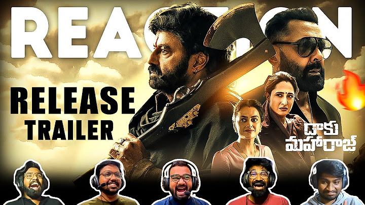 Daaku Maharaaj Release Trailer REACTION - VFX ARTISTS | NBK, Bobby Deol | Thaman S | Bobby Kolli