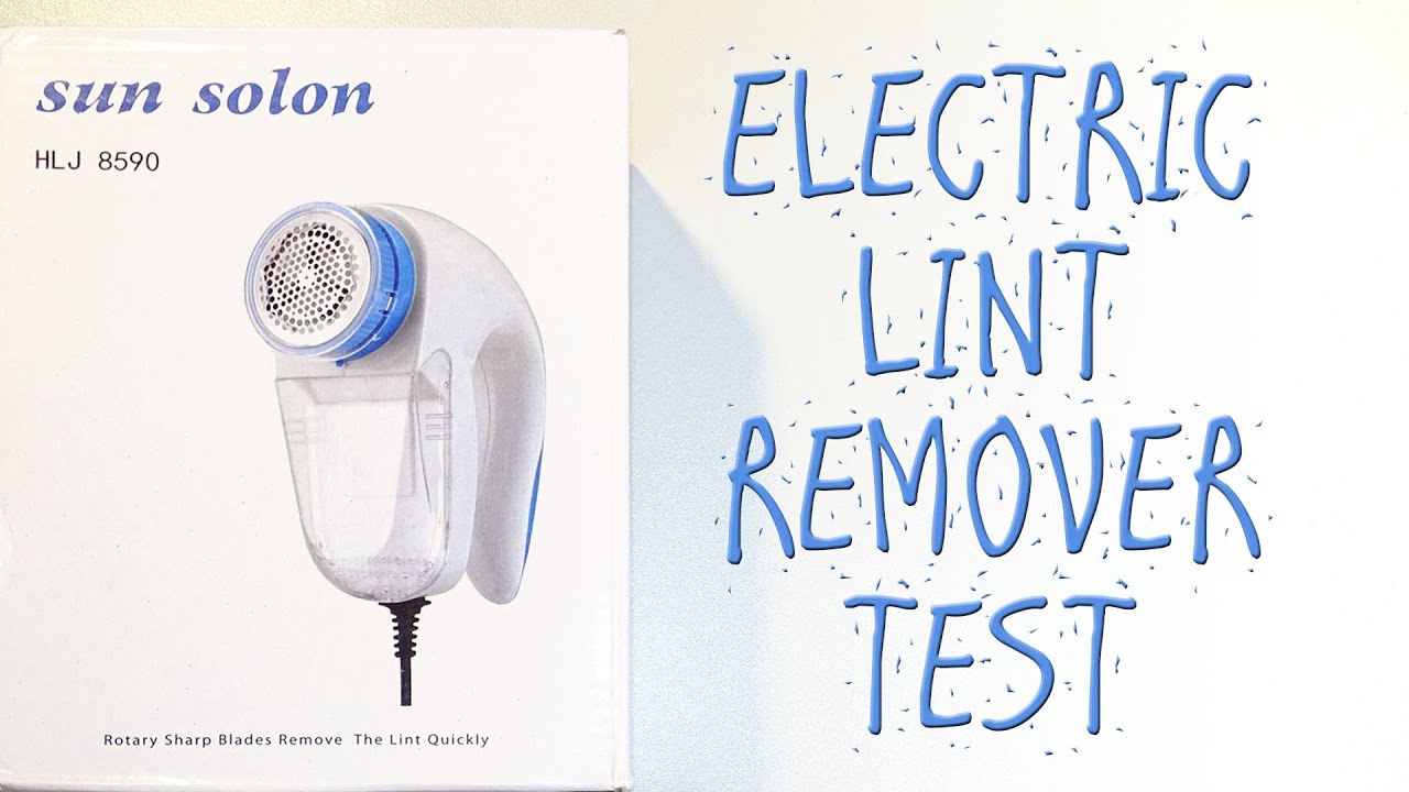 ELECTRIC LINT REMOVER SUN SOLON HLJ 8590 UNBOXING AND TEST YouTube