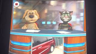 Talking Tom and Ben News - Leland crashes the car into the house