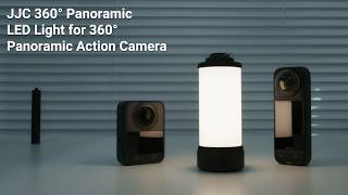 Jjc New 360 Panoramic Led Light Vlogging Light With 14-20 Thread For 360 Action Camera