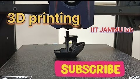 #3dprinting Complete 3D Printing Of Ship 🚢 Using Pla Material ||Creality 3D printer|| IIT JAMMU LAB