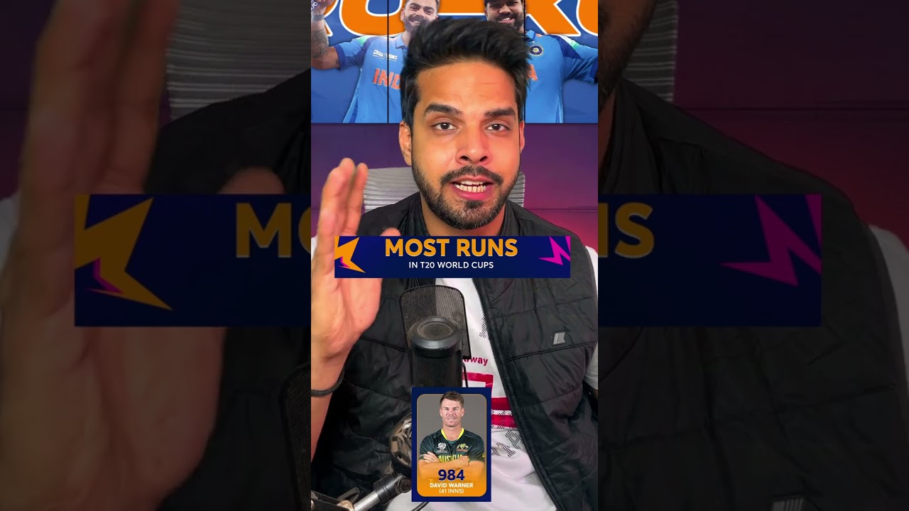 Вират Коли является рекордсменом по количеству набранных очков на чемпионатах мира по T20 