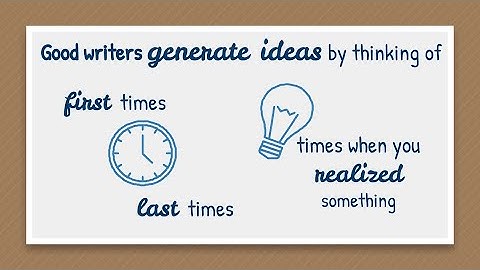 Writing Workshop: More Ideas for Personal Narrative - Turning Points