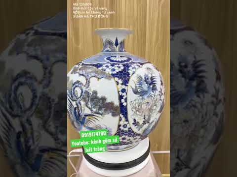 Video BÓNG HÚT TÀI LỘC TỨ CẢNH VẼ VÀNG 24k #binhhutloc... - youtube