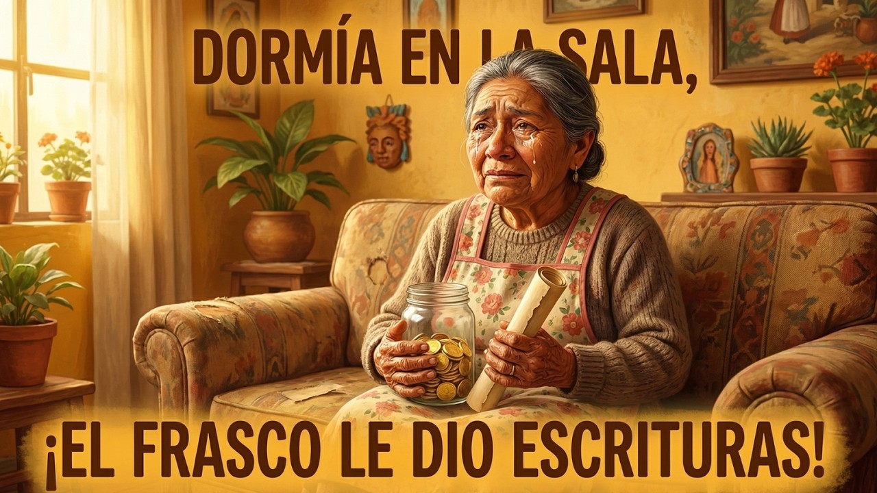 Dormía en la Sala: ABUELA de 62 usó la Técnica del Frasco y OBTUVO Escrituras