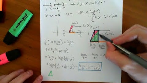 C[a,b] with the Integral Metric is Incomplete Part 3