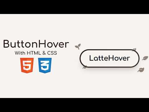 Clean Button Hover Effect in HTML & CSS (Short & Easy)