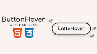 button Hover - HTML & CSS