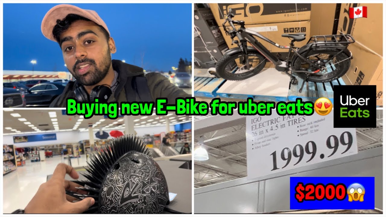 Buying new EBike for UBER EATS in CANADA🇨🇦😍 YouTube