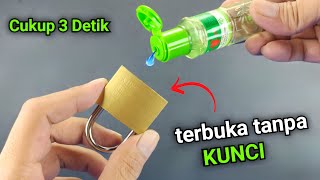 PASTI BANYAK YANG BELUM TAHU, CARA MEMBUKA GEMBOK TANPA KUNCI !!