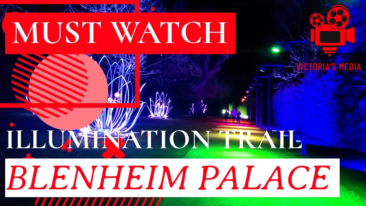 Blenheim Palace Christmas : The Illuminated Light Trail