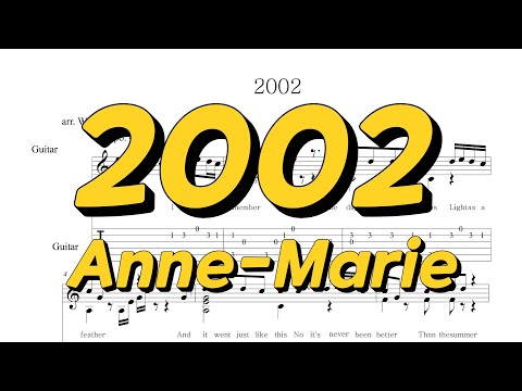 2002 (GUITAR TAB) - Anne-Marie