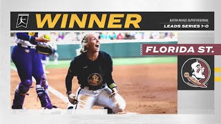 Florida State vs. LSU: NCAA softball super regional, Game 1