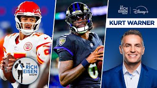 NFL Network’s Kurt Warner on His Concern Level for the Chiefs & Ravens | The Rich Eisen Show