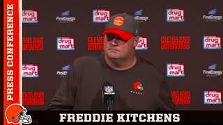 Freddie Kitchens Recaps Season Opener Loss vs. Titans | Cleveland Browns