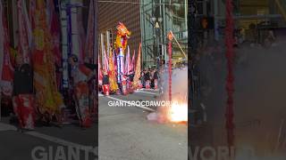 Firecrackers & Lion Dance at Chinese New Year Parade San Francisco || CNY 2024 Year of the Dragon