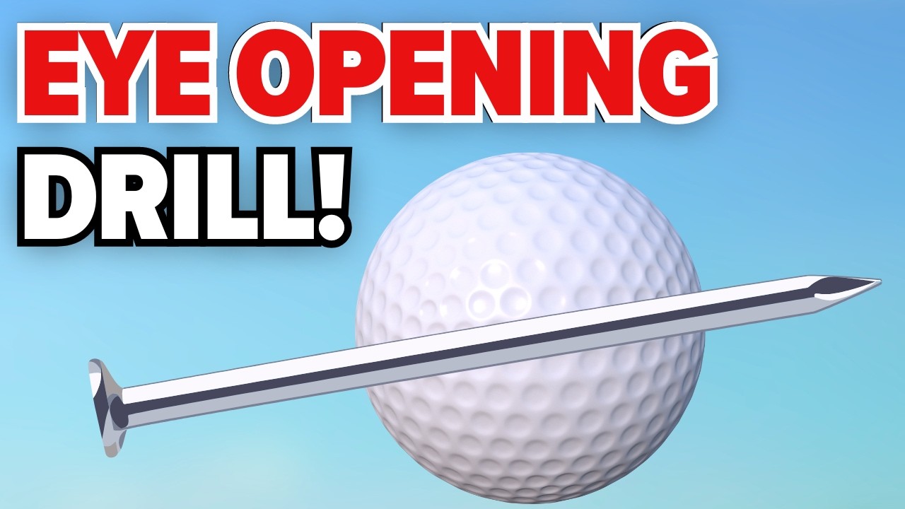 Fix Your Golf Swing Path Instantly - The Nail Drill - YouTube