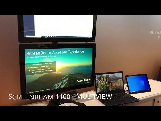 ISE 2020: ScreenBeam 1100 Multi-View demo