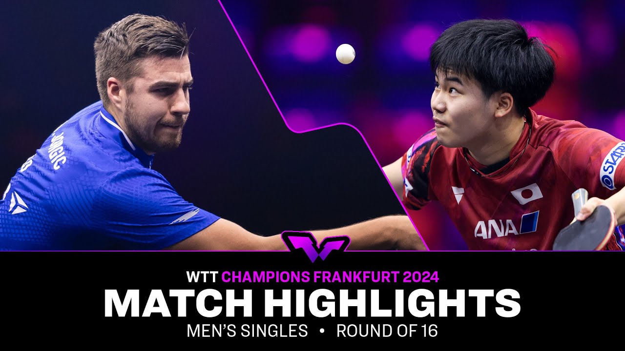 Darko Jorgic vs Sora Matsushima | MS R16 | WTT Champions Frankfurt