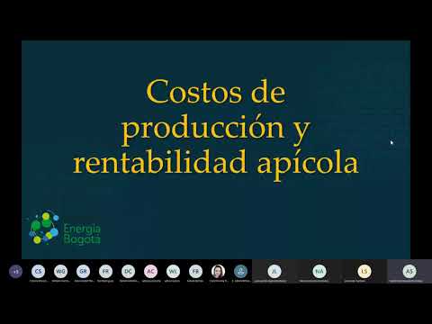 Invitación taller proyecto apícola   Costos de producción y rentabilidad apícola