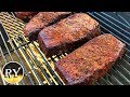 Boneless Beef Short Ribs Smoked On The Weber Kettle