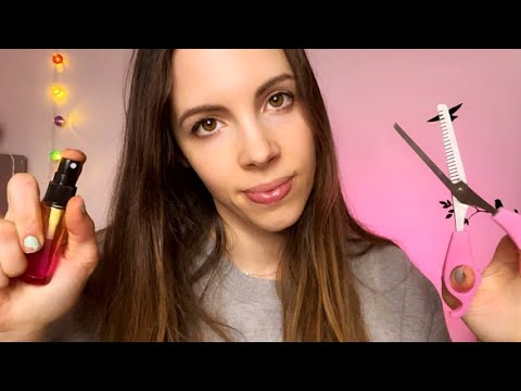 ASMR FASTEST Haircut Of Your Life - Cutting, Brushing, Washing, Tingling