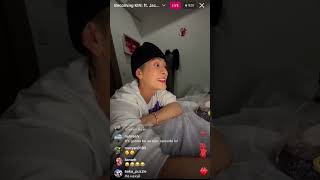 Jackson Wang 王嘉尔 잭슨 Kinjaz Tattoo LA IG Live 11.8.22