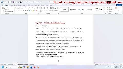 Topic 4 DQ 2 / NSG 322: Behavioral Health Nursing.