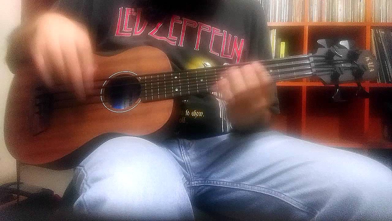 Kala solid mahogany fretless U-Bass demo (playing Colombian SALSA!)