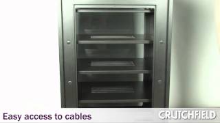Match Highlights BDI Mirage Audio Video Cabinet | Crutchfield Video