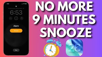 How To Set A Custom Snooze Duration For Alarms On iPhone In IOS 26 Beta