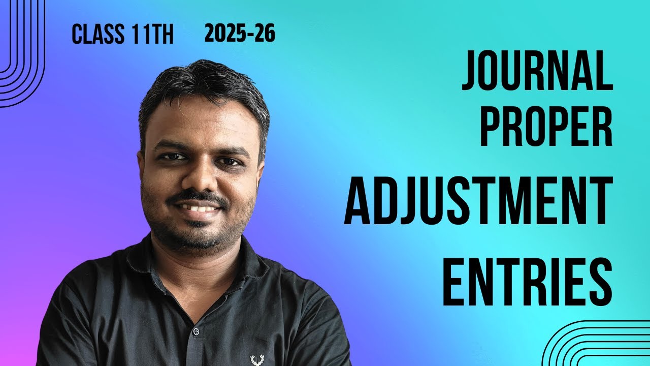 Journal Proper Adjustment entries | Journal Proper | Financial ...