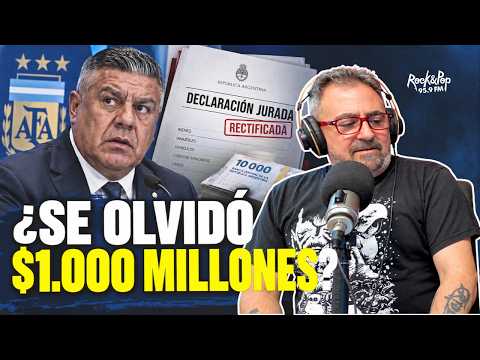 CHIQUI TAPIA “OLVIDÓ” CASI $1.000 MILLONES: la declaración jurada del presidente de la AFA