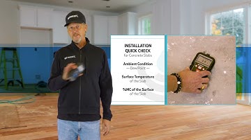 Checking Installed Floors for elevated moisture with the ME5 on Shallow Depth