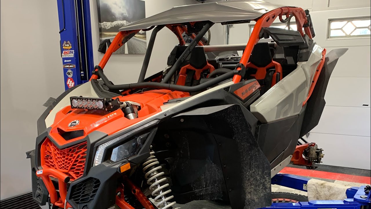 2022 Can Am X3 XRC Shock therapy install YouTube