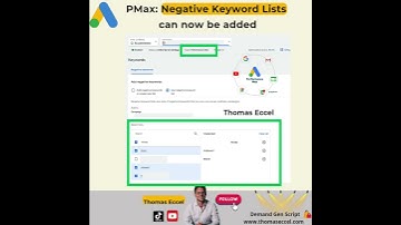 Huge PMax News! You can now add Negative Keyword Lists! #ppc #googleads #advertising #pmax #ads