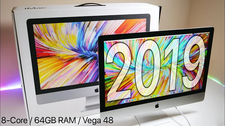 2019 iMac Core i9 Vega 48 - 언박싱, 설정, 벤치마크, 리뷰