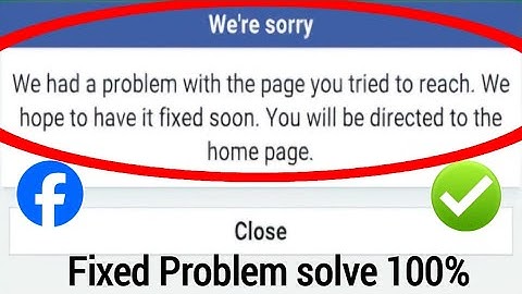Fix Facebook Lite we