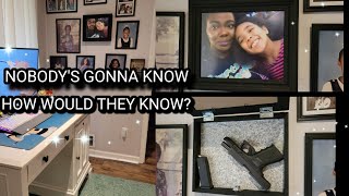 DIY SECRET COMPARTMENT PICTURE FRAME|| DIY GUN HIDING PLACE|| HOW TO HIDE THINGS IN YOUR HOME