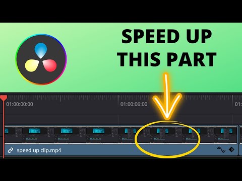 Speed Up Only Certain Part of Clip: DaVinci Resolve